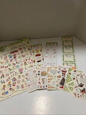 Vintage Susan Branch Assorted Decorative Sticker Sheets